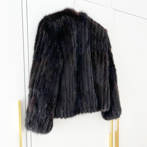 Saga Mink Fur Bomber - Picture 7 of 15